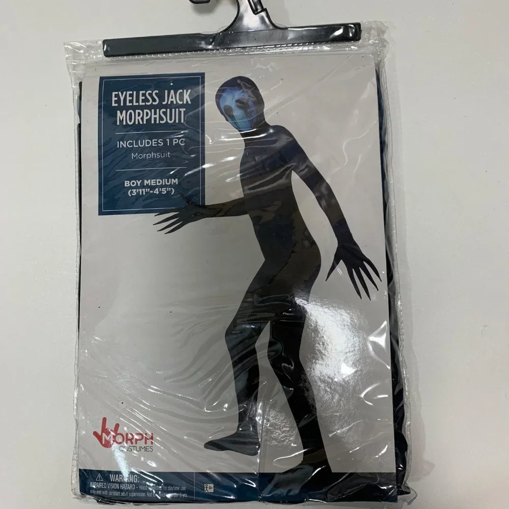 Morphsuits Official Eyeless Jack Urban Legends Kids Halloween Fancy Dress Costum